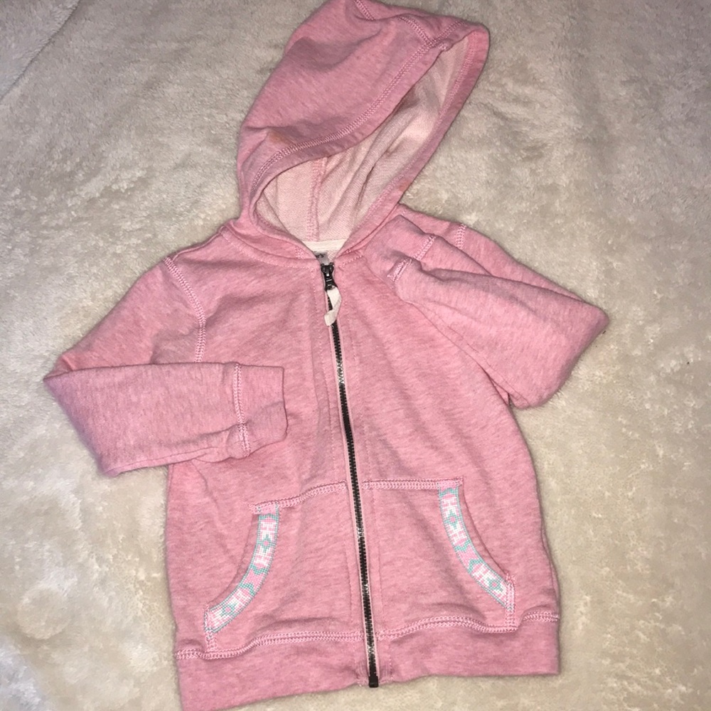 Carters Pink Zip-up Jacket Sz 3t